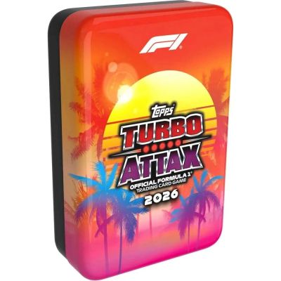 Topps F1 Turbo Attax Formula 1 2026 – Mega Tin – 48 Carduri + 4 Carduri Exclusive
