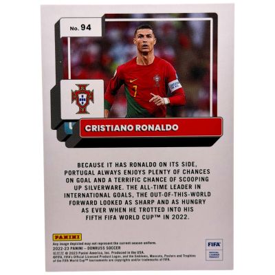 Cristiano Ronaldo 2022-23 Panini Donruss Soccer - Silver Foil #94 Portugalia
