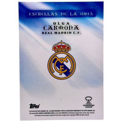 Olga Carmona 2024-25 Topps Estrellas de la UCL - AUTO 01/49 Real Madrid