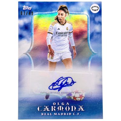 Olga Carmona 2024-25 Topps Estrellas de la UCL - AUTO 01/49 Real Madrid