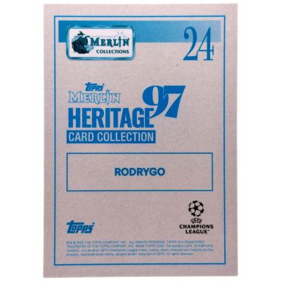Rodrygo 2021-22 Topps Merlin Heritage 97 - AUTO 11/49 #24 Real Madrid  