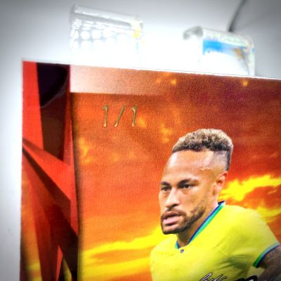 Neymar Jr. 2025 Leaf Signature Series - AUTO Sunset 1/1 one of one #SS-N1 Brazilia