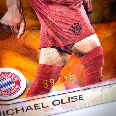 Michael Olise 2024-25 Topps Chrome Sapphire - Orange 09/25 #81 Bayern Munchen