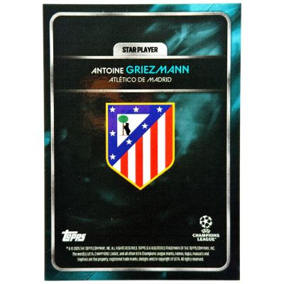 Antoine Griezmann 2024-25 Topps Knockout - Blue 02/49 Atletico Madrid
