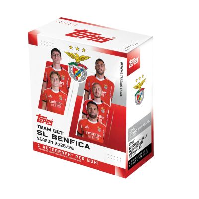 Topps Benfica Team Set 2025/26 – 1 Guaranteed Autograph + 1 Numbered Parallel + 1 Static Parallel