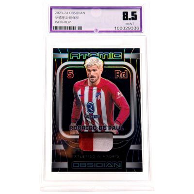Rodrigo De Paul 23-24 Obsidian soccer relic 176/199 Chinezarie gradat  8.5  #AM-RDP Atletico de Madrid 