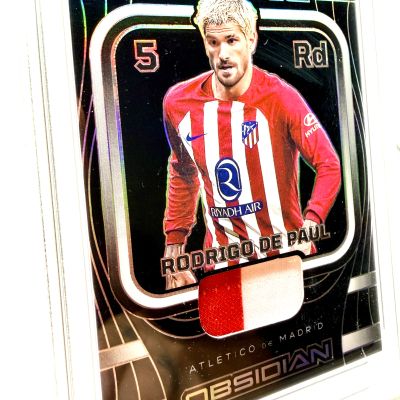 Rodrigo De Paul 23-24 Obsidian soccer relic 176/199 Chinezarie gradat  8.5  #AM-RDP Atletico de Madrid 