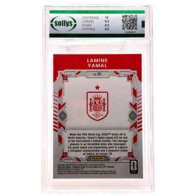 Lamine Yamal 25-26 Panini Donruss Fifa road to world cup 26 Sollys 9.5 #25 Spania 
