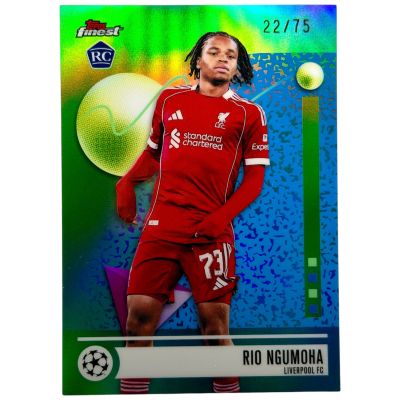 Rio Ngumoha 2026 Finest UCC RC 22/75 #149 Liverpool 