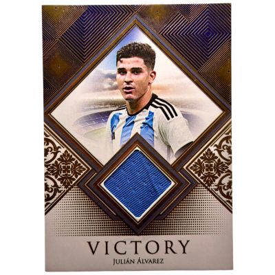 Julian Alvarez 2024 Futera Unique Football - Victory Worn PATCH 14 /20 #WC-02 Manchester City