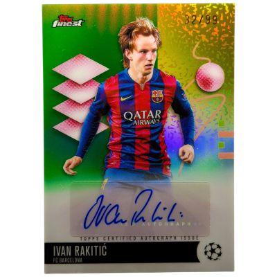 Ivan Rakitic Green /99 AUTO  #BA-IR 2025-26 Topps Finest UCC
