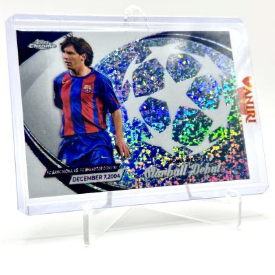 Lionel Messi 2023-24 Topps Chrome UEFA Club - STARBALL Debuts #SD10 FC Barcelona