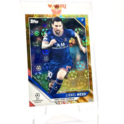 Lionel Messi 2021-22 Topps UCL 1st EDITION STARBALL Foil 11/50 #10 PSG