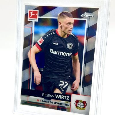 Florian Wirtz 2020-21 Topps Chrome Bundesliga Rookie RC #64 PSA 9 (48) Bayer Leverkusen