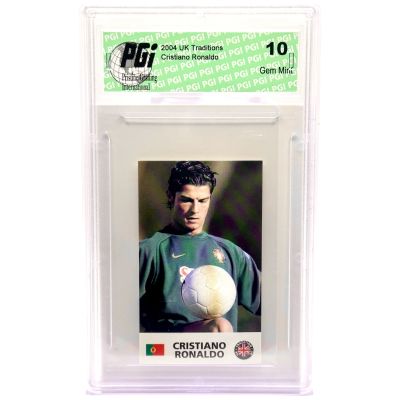 Cristiano Ronaldo 2004 UK Traditions GEM MINT Portugal PGI 10