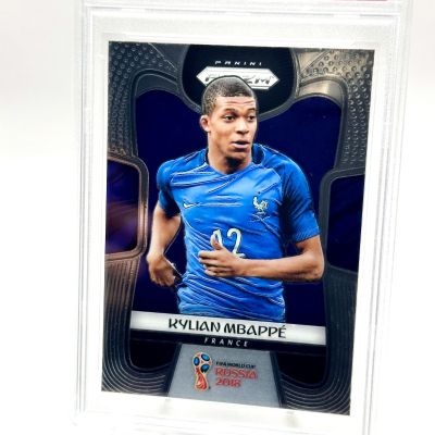 Kylian Mbappe 2018 Panini Prizm World Cup Russia Rookie RC #80 PSA 9 France