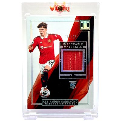 Alejandro Garnacho 2022-23 Panini Impeccable PATCH Silver 14/25 Rookie RC #IM-ALG Manchester United