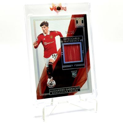 Alejandro Garnacho 2022-23 Panini Impeccable PATCH Silver 14/25 Rookie RC #IM-ALG Manchester United