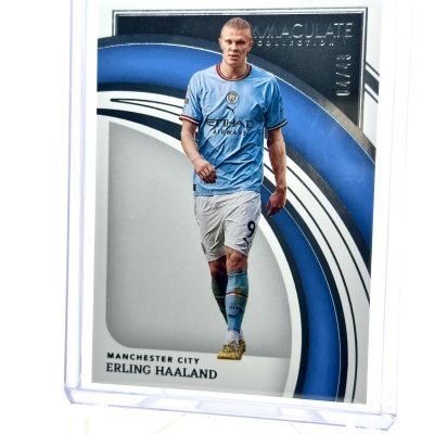Erling Haaland 2022-23 Panini Immaculate Collection SILVER 04/49 #128 Manchester City