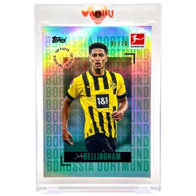Jude Bellingham 2022-23 Topps Bundesliga Stars of the Season AQUA 01/10 Borussia Dortmund