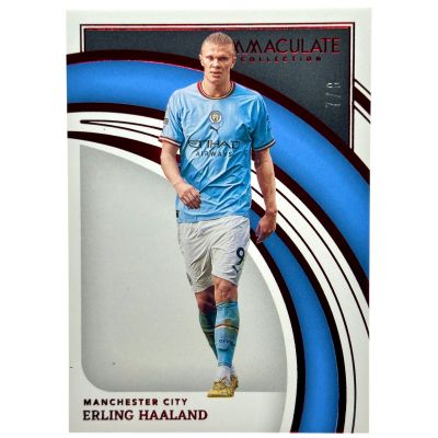 Erling Haaland 2022-23 Panini Immaculate Collection RUBY 7/8 #128 Manchester City