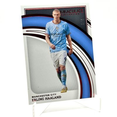 Erling Haaland 2022-23 Panini Immaculate Collection RUBY 7/8 #128 Manchester City