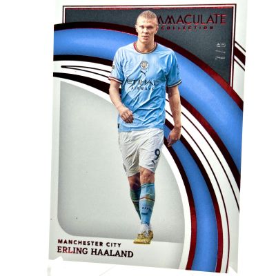 Erling Haaland 2022-23 Panini Immaculate Collection RUBY 7/8 #128 Manchester City