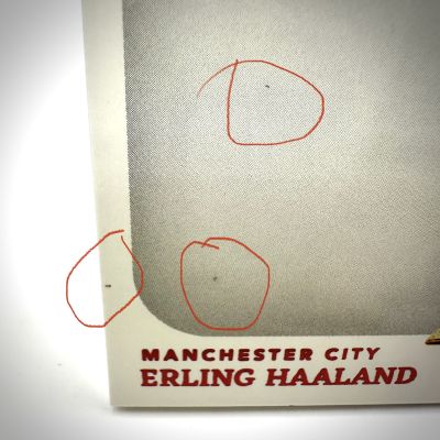 Erling Haaland 2022-23 Panini Immaculate Collection RUBY 7/8 #128 Manchester City