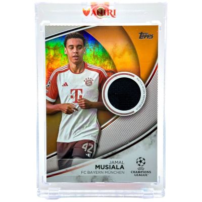 Jamal Musiala 2023-24 Topps UEFA Club Competitions - ORANGE RELIC 10/25  #TS-JM Bayern Munchen