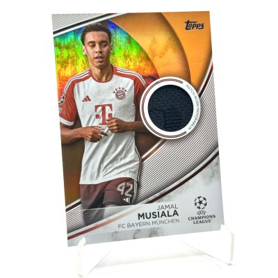 Jamal Musiala 2023-24 Topps UEFA Club Competitions - ORANGE RELIC 10/25  #TS-JM Bayern Munchen