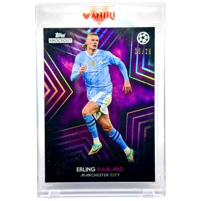 Erling Haaland 2023-24 Topps Knockout UCL - PURPLE 22/25 Manchester City