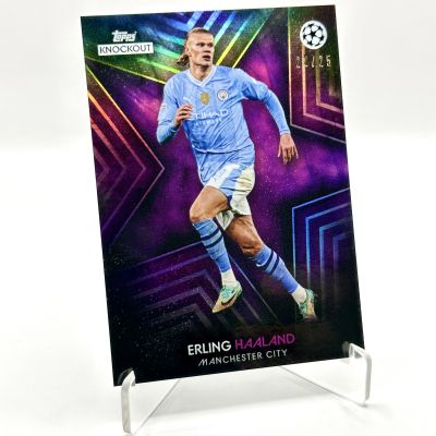 Erling Haaland 2023-24 Topps Knockout UCL - PURPLE 22/25 Manchester City