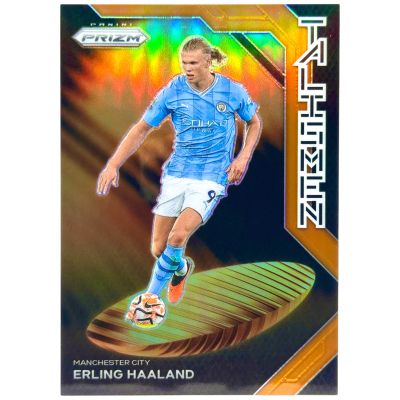 Erling Haaland 2023-24 Panini Prizm Premier League - TALISMEN ORANGE 04/25 #1 Manchester City