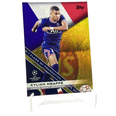 Kylian Mbappe 2022-23 Topps Flags of Foundation UCL - GOLD STARBALL 23/50 #FF-07 PSG