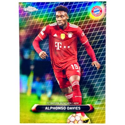 Alphonso Davies 2021-22 Topps Chrome Bayern München - BLACK 03/15 #BAY-AD