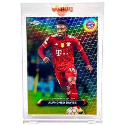 Alphonso Davies 2021-22 Topps Chrome Bayern München - BLACK 03/15 #BAY-AD