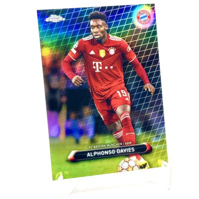 Alphonso Davies 2021-22 Topps Chrome Bayern München - BLACK 03/15 #BAY-AD