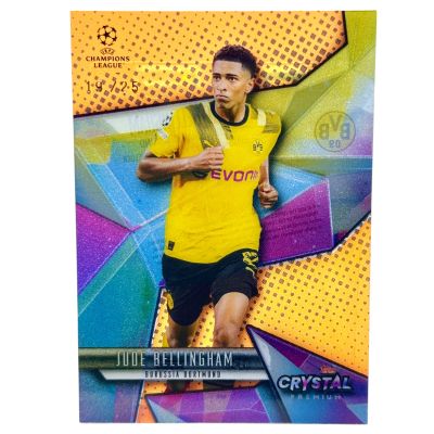Jude Bellingham 2022-23 Topps Crystal UCL - ORANGE 19/25 #10 Bvb Dortmund