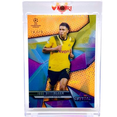 Jude Bellingham 2022-23 Topps Crystal UCL - ORANGE 19/25 #10 Bvb Dortmund