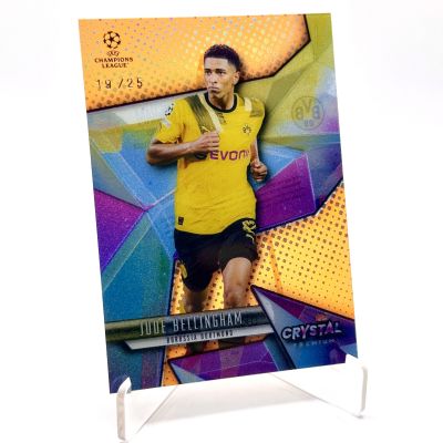 Jude Bellingham 2022-23 Topps Crystal UCL - ORANGE 19/25 #10 Bvb Dortmund