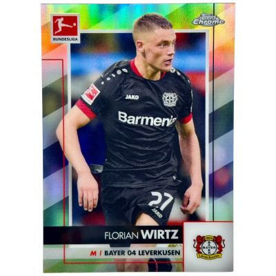 Florian Wirtz 2020-21 Topps Chrome Bundesliga - Refractor Rookie RC #64 Bayer Leverkusen