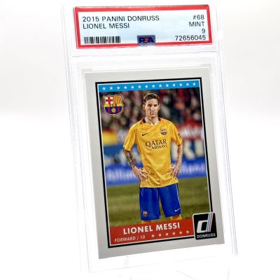 Lionel Messi 2015 Panini Donruss #68 PSA 9 FC Barcelona