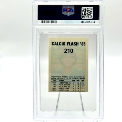 Diego Maradona 1984 Calcio Flash 85' #210 PSA 6 Napoli