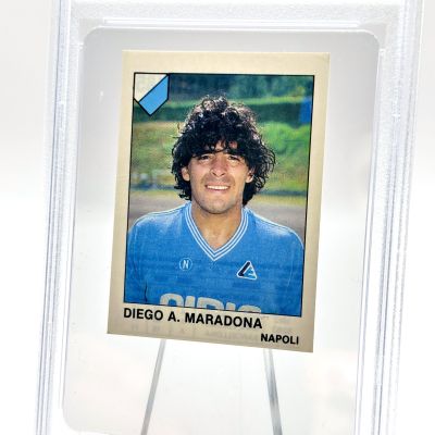 Diego Maradona 1984 Calcio Flash 85' #210 PSA 6 Napoli