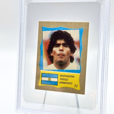 Diego Maradona 1986 Reyauca #32 PSA 7 Argentina