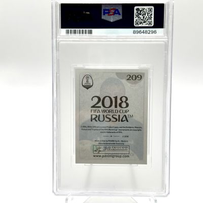 Kylian Mbappe - Panini World Cup Russia 2018 Stickers - Rookie RC Black Back #209 France PSA 9