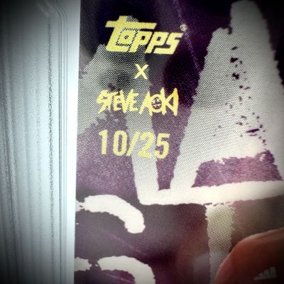 Cristiano Ronaldo 2021-22 Topps Festival UCL By Steve Aoki - Main Stage PURPLE 10/25 Manchester United BGN 9