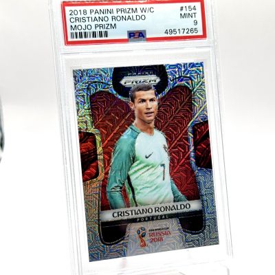 Cristiano Ronaldo - Panini Prizm World Cup 2018 Russia - MOJO PRIZM #154 Portugal PSA 9