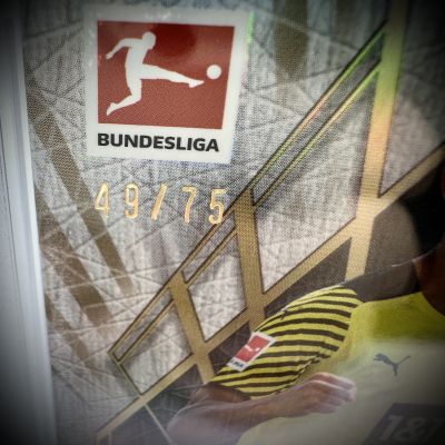 Jude Bellingham 2021-22 Topps Tier One Bundesliga - YOUNG GOLD AUTO 49/75 #YGA-JB Bvb Dortmund AP 8.5