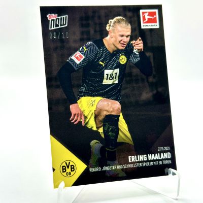 Erling Haaland 2021-22 Topps Now Bundesliga Soccer 03/10 #83 Borussia Dortmund